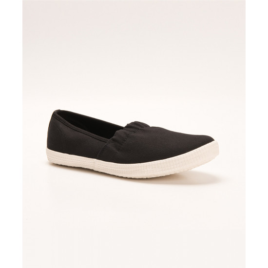 Female Canvas Shoes - Black