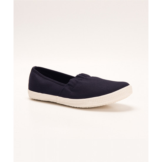 Female Canvas Shoes - Navy
