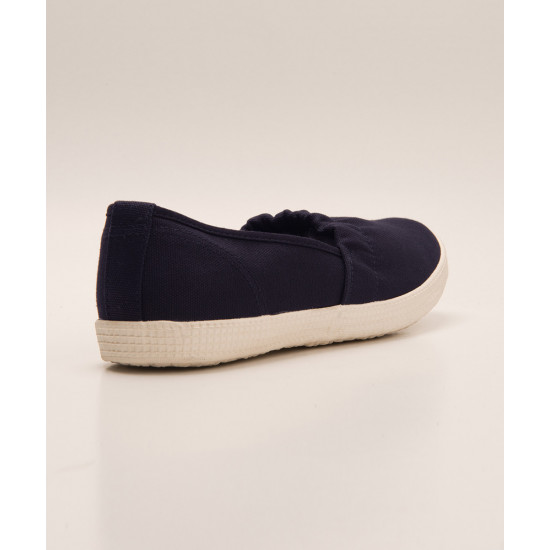 Female Canvas Shoes - Navy