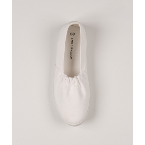 Female Canvas Shoes -White